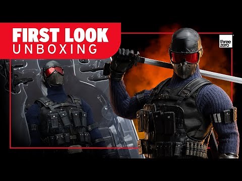 G.I. Joe Commando Snake Eyes Threezero Figure Unboxing | First Look