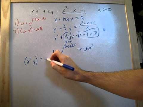 Differential Equations - Nonhomogeneous First order Finding General Solution (uy)' = uQ