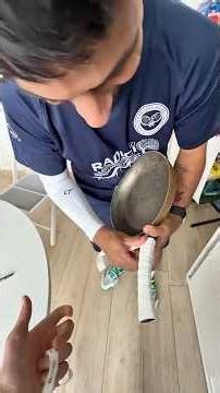 👀😱una PADELLA PER GIOCARE A PADEL ?! 🎾 #sport #padel