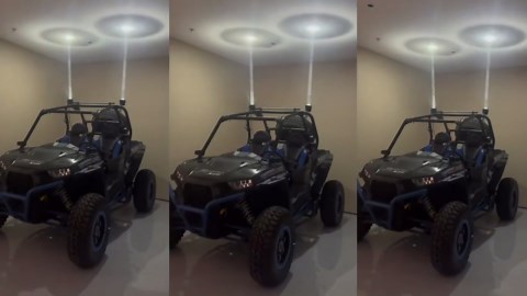 Upgrade 70mm Whipless LED Whip Lights with Mounts Fit 1.5''-2'' Roll Cage, 4 Color Alien Lights with Switch & Remote Compatible with Polaris RZR Can-Am Maverick X3