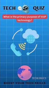 What Is VoIP Used For? | Voice Over IP Explained #TechQuiz #Networking #VoIP #TechTips