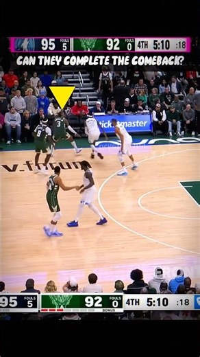 PART 2 - Unbelievable 24-Pts Comeback in the Last 9 Min 🤯 Wolves vs Bucks #nba #shorts
