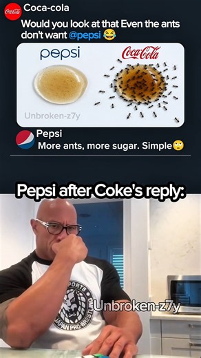 Coke Just Cooked Pepsi 😭🥀 #voz