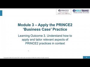Apply The Prince2 Business Case Practice | PRINCE2® 7 Practitioner | PeopleCert |1WorldTraining.com|