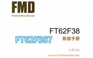 完整版 如果你要写风就别只写风 辉芒微Flash 带存储芯片 8K Rom 25路触摸按键 SPI I2C 2UART 28脚 FT62F387