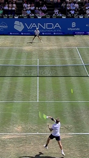 Pure Tennis Perfection on the Grass Court 🌿