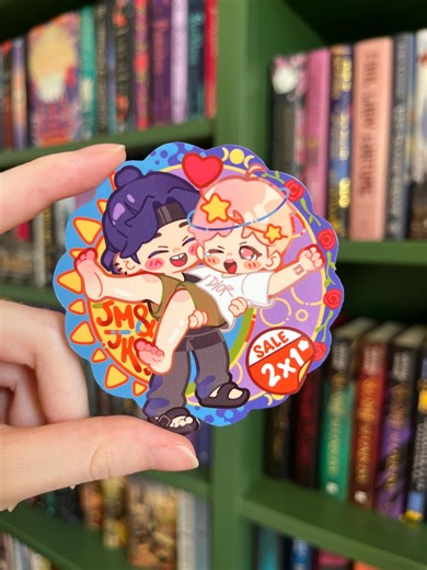 BTS Jikook Vinyl Sticker | BTS Jungkook & Jimin Sticker | Kpop Idol Sticker | Bangtan Boys - Etsy