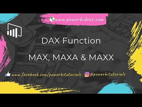 21 - MAX DAX function | MAXA DAX function | MAXX DAX functions in Power Bi