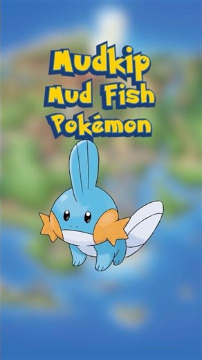 Mudkip the Mud Fish Pokémon | Daily Pokédex 258 #pokemon #hoenn #mudkip