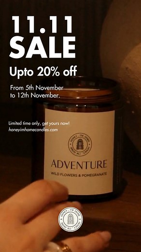 The 𝟏𝟏.𝟏𝟏 𝐒𝐚𝐥𝐞 𝐢𝐬 𝐇𝐄𝐑𝐄! Grab 𝘂𝗽 𝘁𝗼 𝟮𝟬% 𝗢𝗙𝗙 sitewide before your favorites sell out. Shop today and save big! | Honey, I’m home.