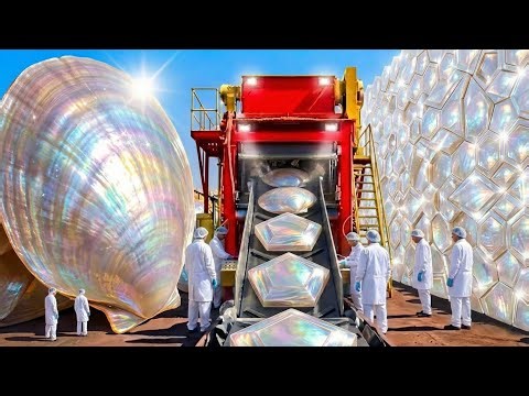 Inside a High-Tech Seashell Factory | From Raw Seashells to Beautiful Seashell Tables 🌊