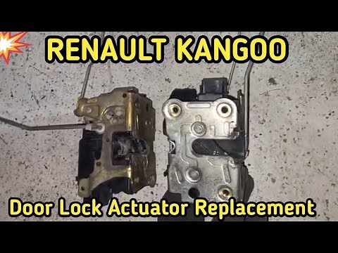 Renault Kangoo power door lock Actuator Replacement