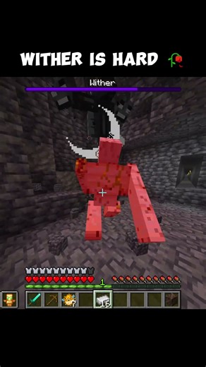 How to KILL the Wither EASILY! 💀🔥 #minecraft #shorts