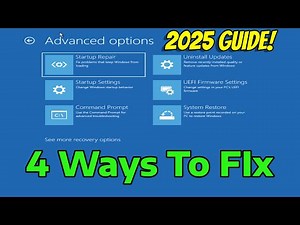 How To Fix Startup/Automatic Repair Problems 2025