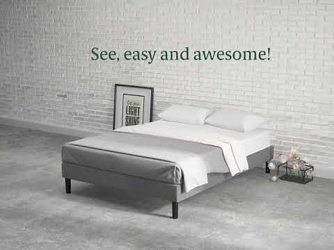 Zinus | Curtis Essential Platform Bed Frame Assembly Instructions