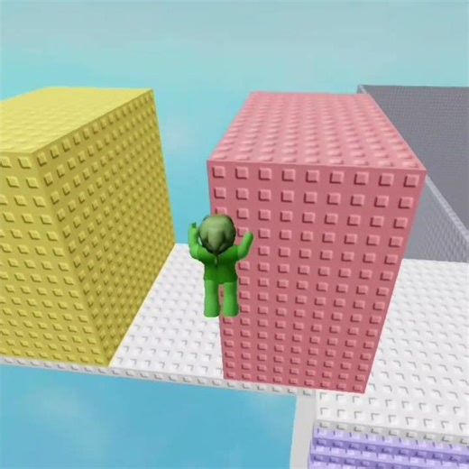 💀 wallhop tower as green bean.... #roblox