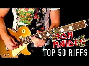 Top 50 Greatest Iron Maiden Guitar Riffs Medley