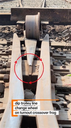 Dip trolley shifting lines like a pro 🔧#shorts #shortsfeed #automobile #ytshorts