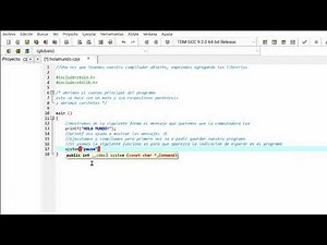 2. Aprende A Programar en DEV C++ Primer programa