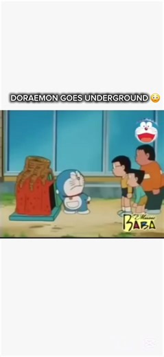 DORAEMON GOES UNDERGROUND 😳 #DORAEMON #NOBITA