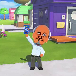 He finally got the game! #TomodachiLife: Living the Dream is out now on Nintendo Switch!