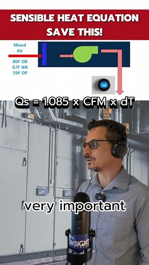 Sensible Heat Equation for HVAC Systems Explained