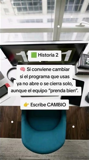 Sí conviene cambiarsi el programa que usasya no abre o se cierra solo,aunque el equipo “prenda bien