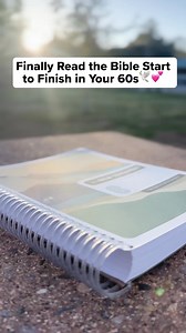Reading the whole Bible in your 60s? Spiral Bible is a game changer! ❤️ 📖 Lay-flat spiral binding ✍️ Large note columns 👀 Easy-to-read text 💪 Thick, no-bleed through pages | Spiral Bible