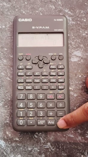 How to Reset casio Calculator