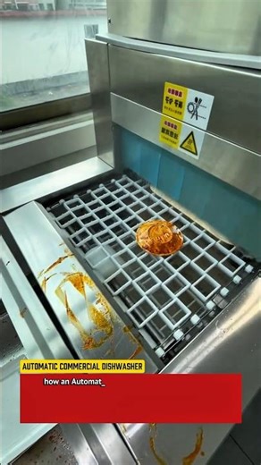 Automatic Commercial Dishwasher | High Speed Plate & Bowl Washing Machine.