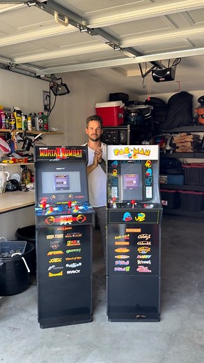 178K views · 17K reactions | I know that cleaning out my garage is literally the last thing I ever want to do, so I thought, what better way to help out my sister in law than to clean out hers. And shoutout to @arcade1upofficial for making my nephew’s dreams come true!! #diy #cleaning #garage | DadSocial | Facebook
