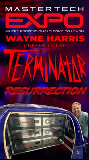 We’re excited and honored to welcome Wayne Harris and the legendary Terminator to MasterTech Expo 2026. Don’t miss this rare opportunity to see @ac_gary_b and @therealmatty_s sit down with Wayne Harris as he walks through the design, decisions, and details behind one of the most iconic vehicles in car-audio history. #mastertech #mastertechexpo #msfabarmy #caraudiofabrication #termlab 📍 MasterTech Expo 2026 📅 March 12–15 🔗 www.mastertechexpo.com | Mobile Solutions