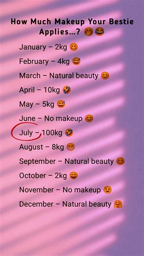 🥵How Much Makeup Your Bestie Uses 😂😅#BestieGoals #MakeupOverload #Funny #MakeupChallenge #ComedyReel