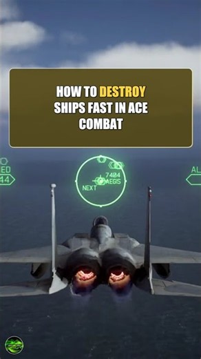 How to Destroy Ships Fast in Ace Combat #AceCombat #GamingTips #Shorts
