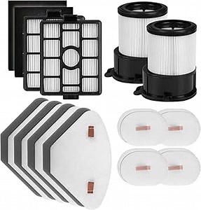 Replacement for Shark IP3251, IP3251C, IP3253, 2 PACK Auto-empty Dock Hepa Filter + 4 PACK Pre-motor Filter Assembly & 2 PACK Handheld Vacuum Post-motor Filter+ 4 PACK Pre-moter Filters
