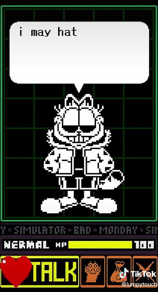 Sansfield says hello. Ask him some questions! #undertale #deltarune #newgrounds #garfield #pixelart #ama #memes #fypシ #gamedev #gaming