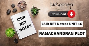 Ramachandran Plot Notes For CSIR NET Exam - UNIT 1G : Download FREE PDF