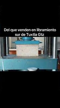 Block compressive strength test #engineering #architecture #construction