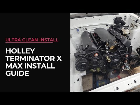 How to: Holley Terminator X Max Install and Wire tuck in LS Swap Foxbody