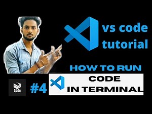 How To Run Code In Terminal in Vs Code | Vs Code Tutorial | #4