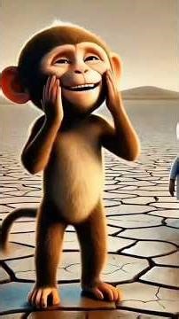🎊🎉দেখো এই বানরটি‎#ai #monkey #shorts.
