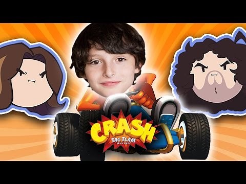 Crash Tag Team Racing with Special Guest Finn Wolfhard - Guest Grumps