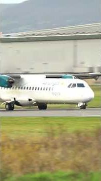 ATR 72 Aer Lingus arrival at George Best Airport, Belfast