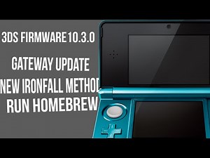 3DS 10.3 FW Exploits - Homebrew Launcher & Gateway 10.3 Support
