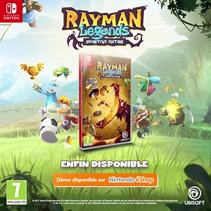 10K views · 227 reactions | Rejoignez Rayman et sa bande sur Nintendo Switch ! Rayman® Legends: Definitive Edition est maintenant disponible. En exclusivité sur Nintendo Switch, jouez au Kung Foot en mode solo, en mode tournoi (jusqu'à 8 équipes) ou en mode coop local ! | Nintendo Switch | Facebook