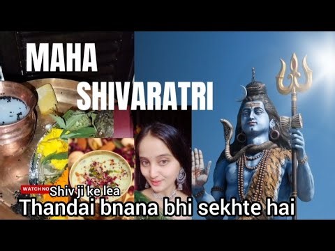 Shiv Ratri pe thandai bne easy steps me btate hai #viral #food #thandi #shivji #recipe