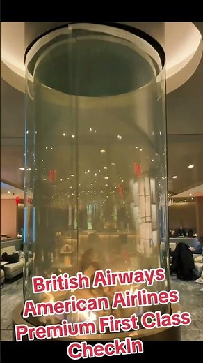 ✅ British Airways First Class Priority CheckIn (American Air) Lifetime HON #britishairways #checkin
