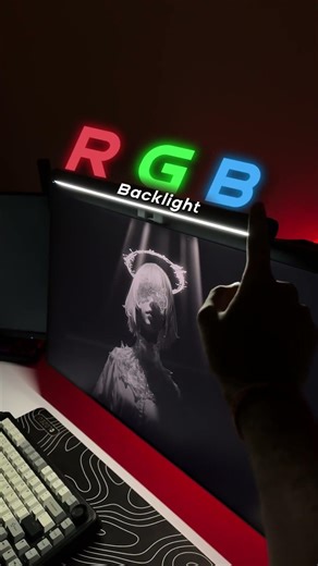 Best budget monitor light bar? #shorts #gamingsetup #gaming