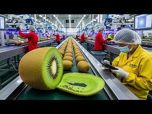 Inside the Ultra-Hidden Kiwi Sorting Plants — Thousands of Rolling Kiwis on Color-Scan Machines