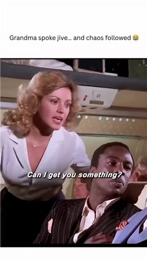 Moviewatcher | This video is a still from the classic 1980 comedy movie Airplane!, specifically from the famous "I speak jive" scene. The scene features... | Instagram